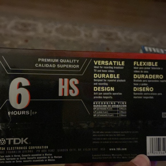 TDK and Sony VHS Tapes-new/sealed - Picture 4 of 5